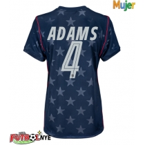Camiseta Estados Unidos Tyler Adams #4 Visitante Equipación para mujer Mundial 2026 manga corta